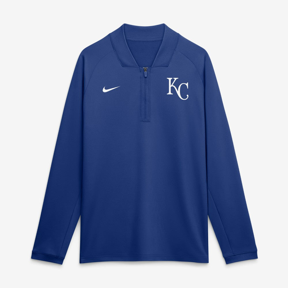 Kansas City Royals Nike Authentic Collection Dri-FIT Raglan Half-Zip Pullover - MLB Pullover