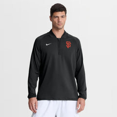 San Francisco Giants Nike Authentic Collection Dri-FIT Raglan Half-Zip Pullover - MLB Pullover