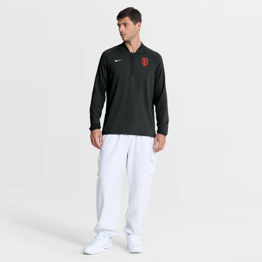San Francisco Giants Nike Authentic Collection Dri-FIT Raglan Half-Zip Pullover - MLB Pullover