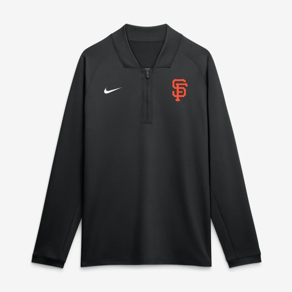 San Francisco Giants Nike Authentic Collection Dri-FIT Raglan Half-Zip Pullover - MLB Pullover