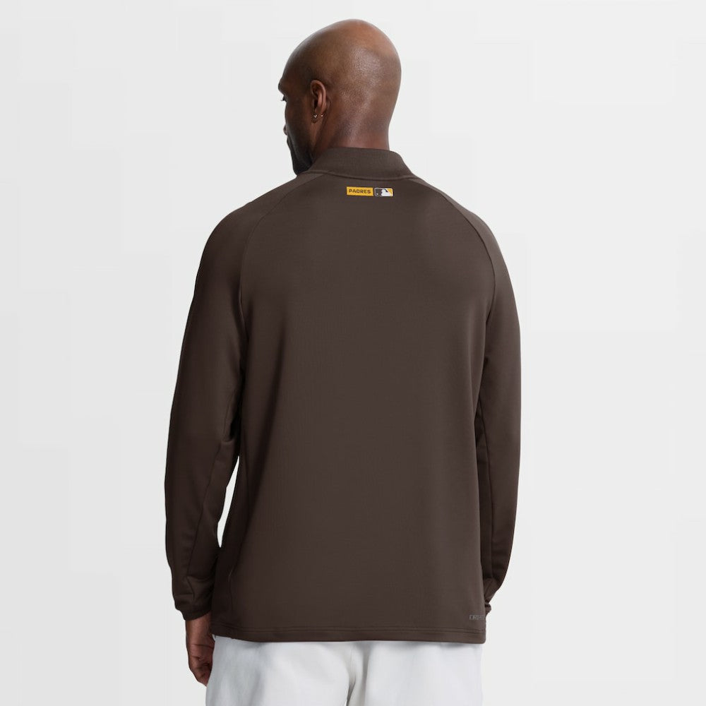 San Diego Padres Nike Authentic Collection Dri-FIT Raglan Half-Zip Pullover - MLB Pullover