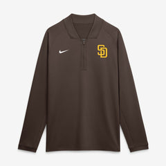 San Diego Padres Nike Authentic Collection Dri-FIT Raglan Half-Zip Pullover - MLB Pullover