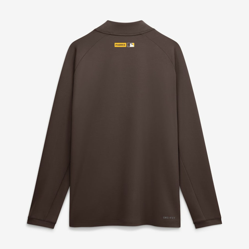 San Diego Padres Nike Authentic Collection Dri-FIT Raglan Half-Zip Pullover - MLB Pullover