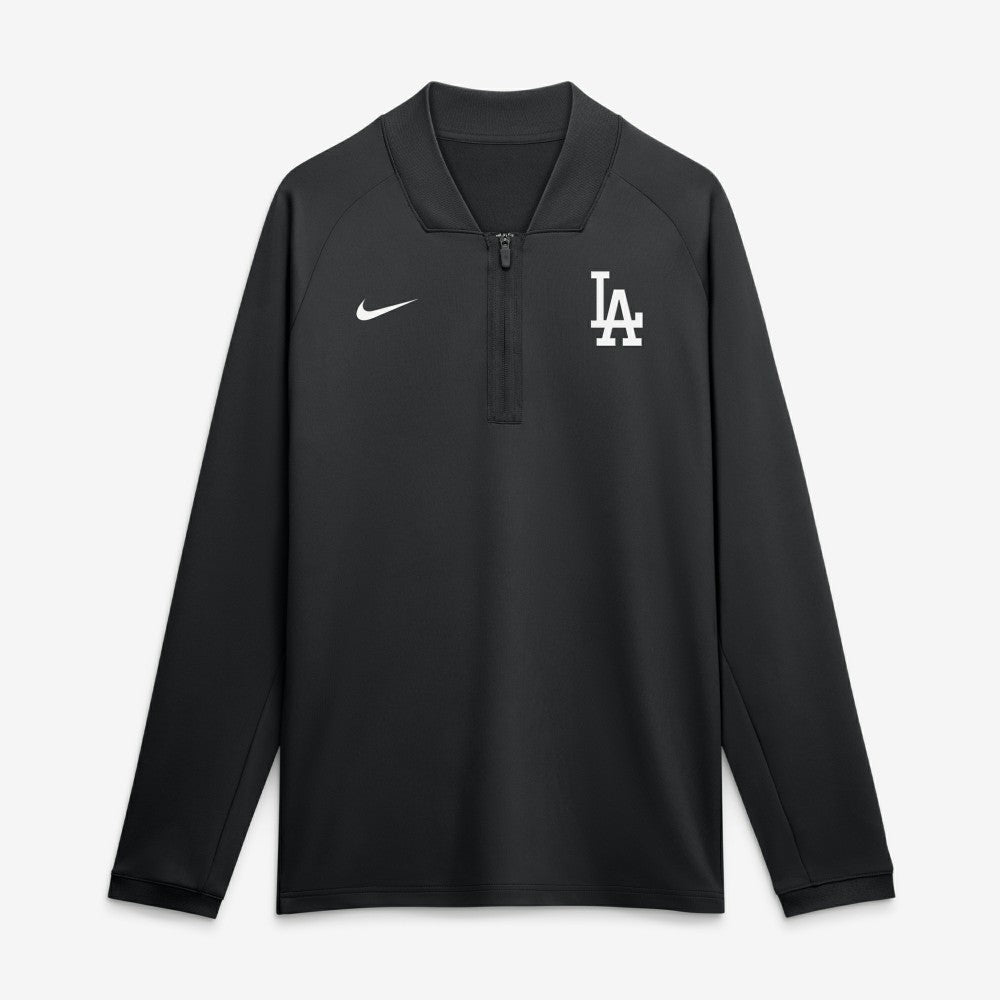 Los Angeles Dodgers Nike Authentic Collection Dri-FIT Raglan Half-Zip Pullover - MLB Pullover