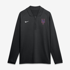 New York Mets Nike Authentic Collection Dri-FIT Raglan Half-Zip Pullover - MLB Pullover