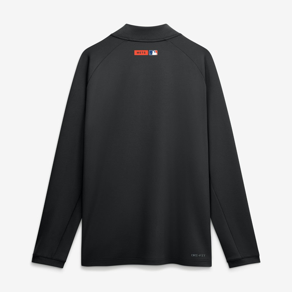 New York Mets Nike Authentic Collection Dri-FIT Raglan Half-Zip Pullover - MLB Pullover