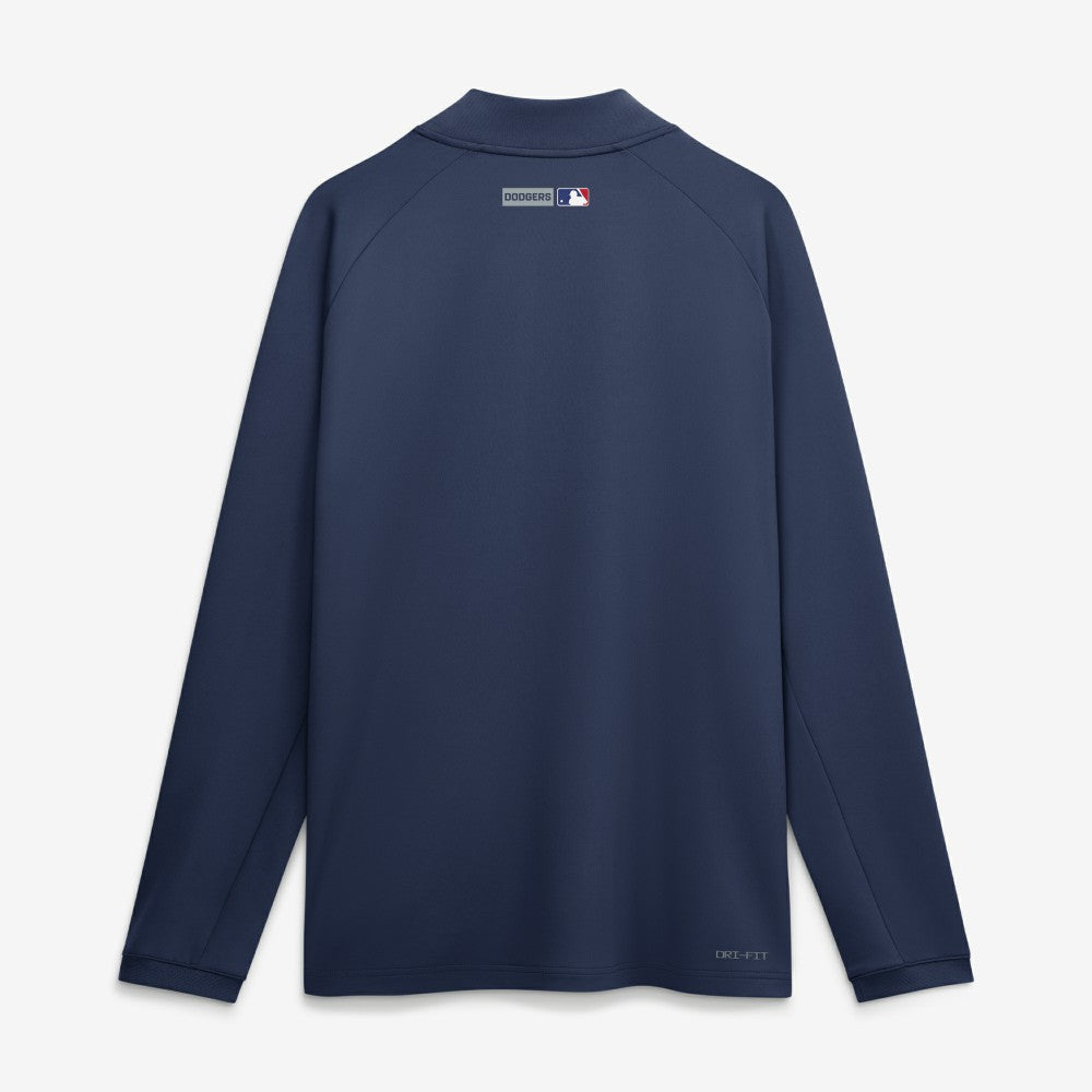 Los Angeles Dodgers Nike Authentic Collection Dri-FIT Raglan Half-Zip Pullover - MLB Pullover