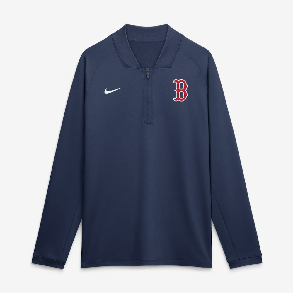 Boston Red Sox Nike Authentic Collection Dri-FIT Raglan Half-Zip Pullover - MLB Pullover
