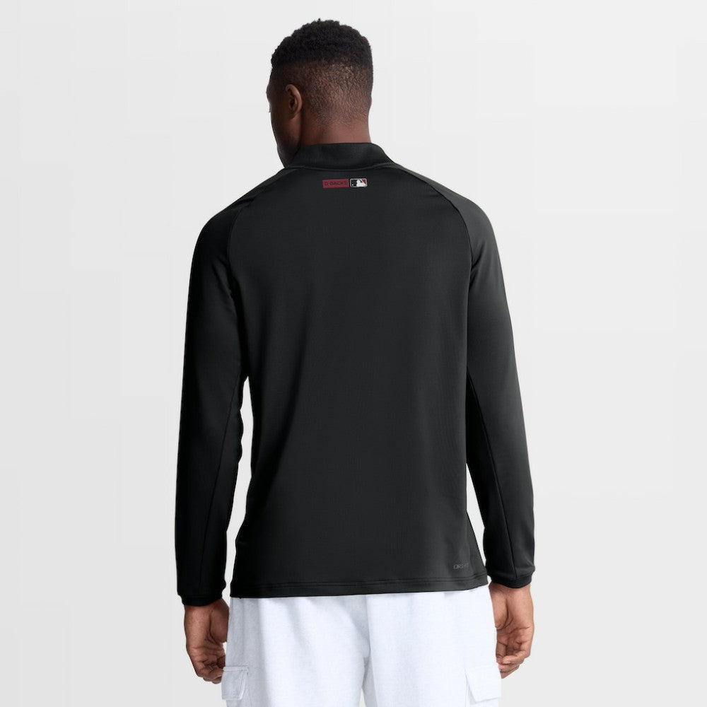 Arizona Diamondbacks Nike Authentic Collection Dri-FIT Raglan Half-Zip Pullover - MLB Pullover