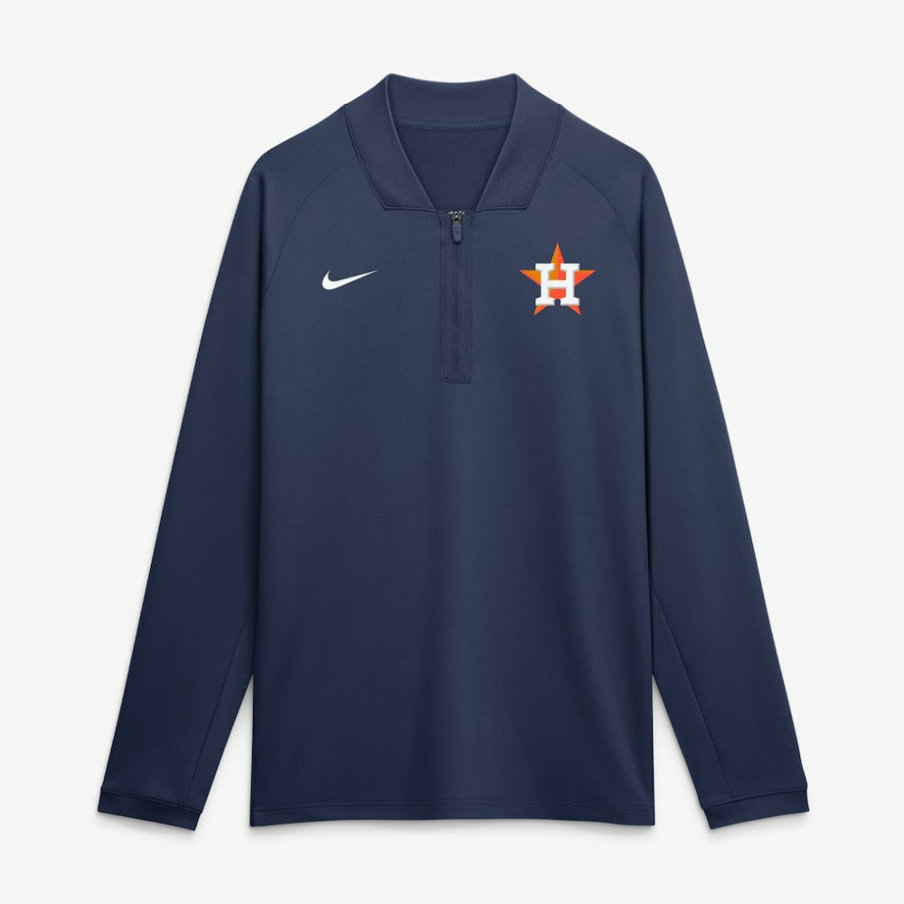 Houston Astros Nike Authentic Collection Dri-FIT Raglan Half-Zip Pullover - MLB Pullover