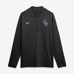 Colorado Rockies Nike Authentic Collection Dri-FIT Raglan Half-Zip Pullover - MLB Pullover