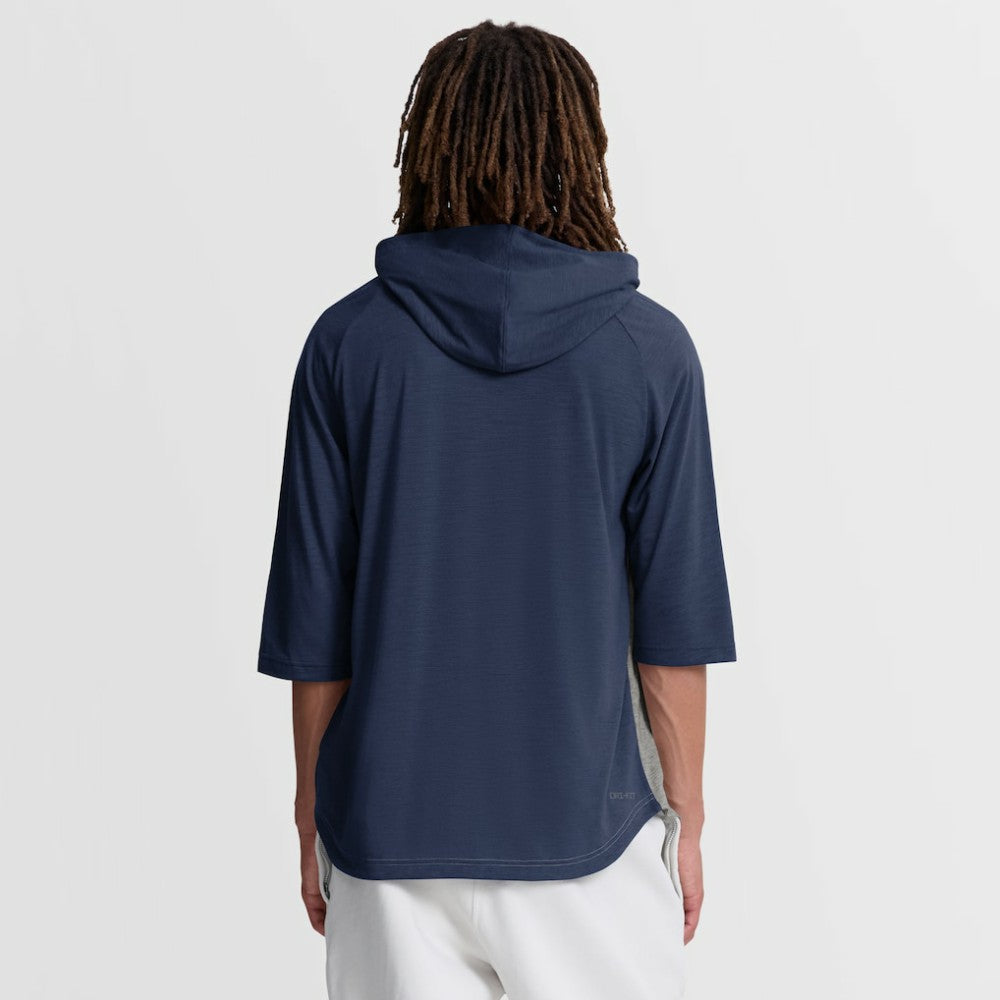 Boston Red Sox Nike Authentic Collection Flux Dri-FIT Raglan 3/4-Sleeve Hooded T-Shirt - MLB T-shirts