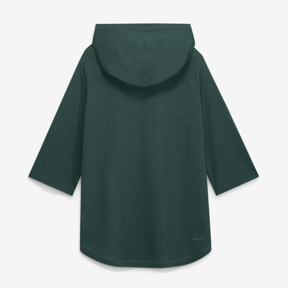 Athletics Nike Authentic Collection Flux Dri-FIT Raglan 3/4-Sleeve Hooded T-Shirt - MLB T-shirts
