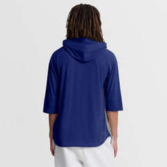 Texas Rangers Nike Authentic Collection Flux Dri-FIT Raglan 3/4-Sleeve Hooded T-Shirt - MLB T-shirts