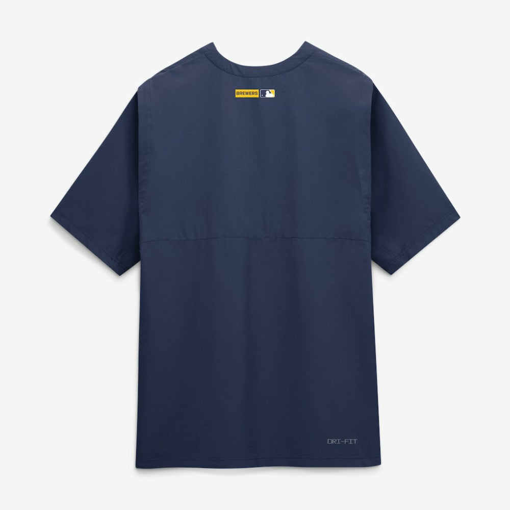 Milwaukee Brewers Nike Authentic Collection Dri-FIT Quarter-Zip Windshirt - MLB