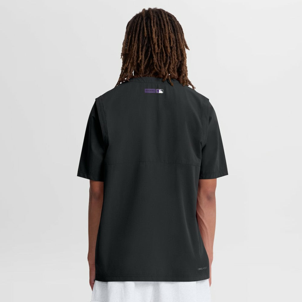 Colorado Rockies Nike Authentic Collection Dri-FIT Quarter-Zip Windshirt - MLB