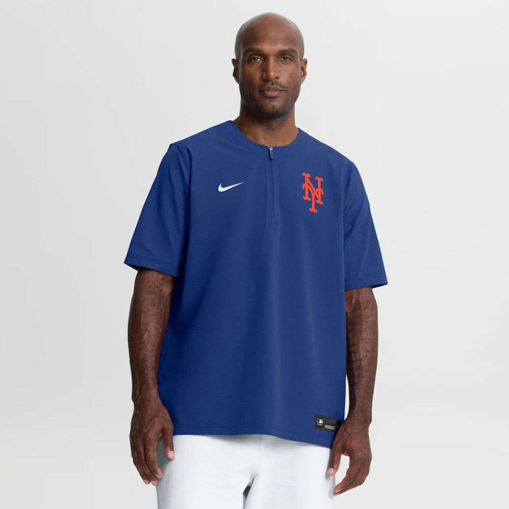 New York Mets Nike Authentic Collection Dri-FIT Quarter-Zip Windshirt - MLB