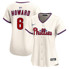 Ryan Howard Philadelphia Phillies Nike Women's Alternate 2 Limited Jersey – Cream - MLB Jerseys