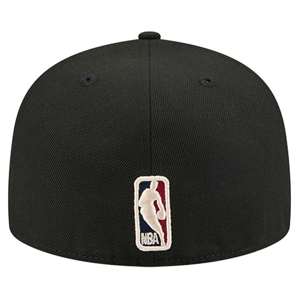 Black Milwaukee Bucks Core Logo 59FIFTY Fitted Hat | NBA