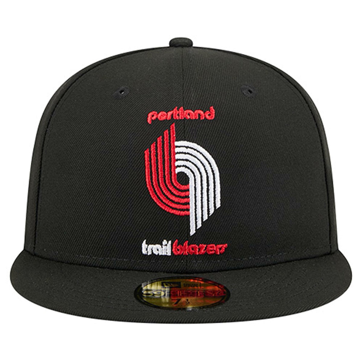 Black Portland Trail Blazers Core Logo 59FIFTY Fitted Hat | NBA