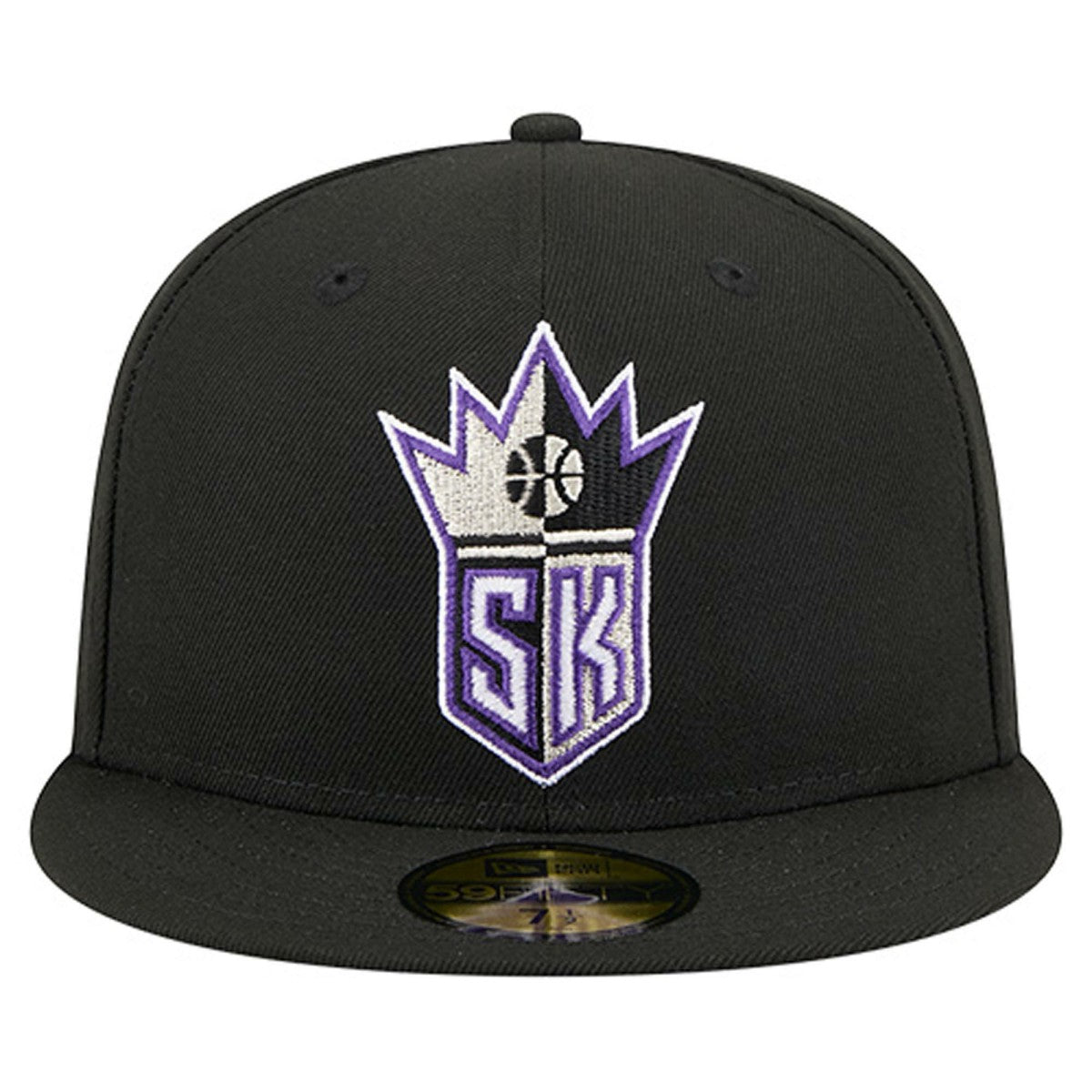Black Sacramento Kings Core Logo 59FIFTY Fitted Hat | NBA
