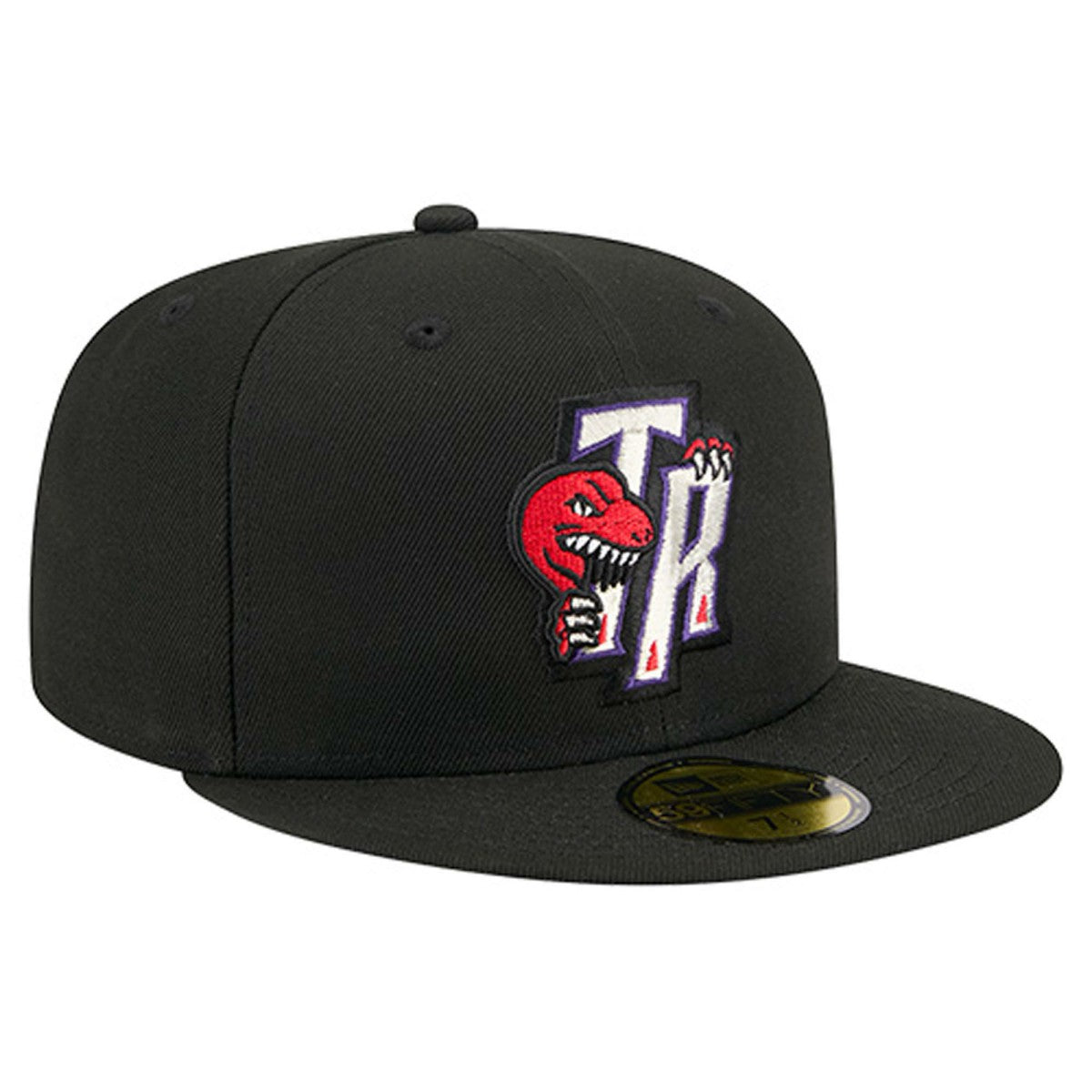 Black Toronto Raptors Core Logo 59FIFTY Fitted Hat | NBA