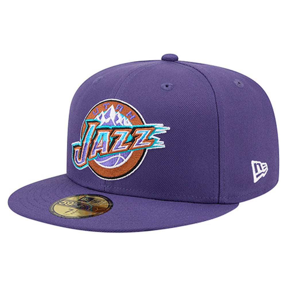 Purple Utah Jazz Core Logo 59FIFTY Fitted Hat | NBA
