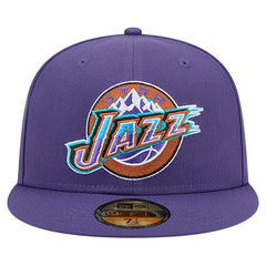 Purple Utah Jazz Core Logo 59FIFTY Fitted Hat | NBA