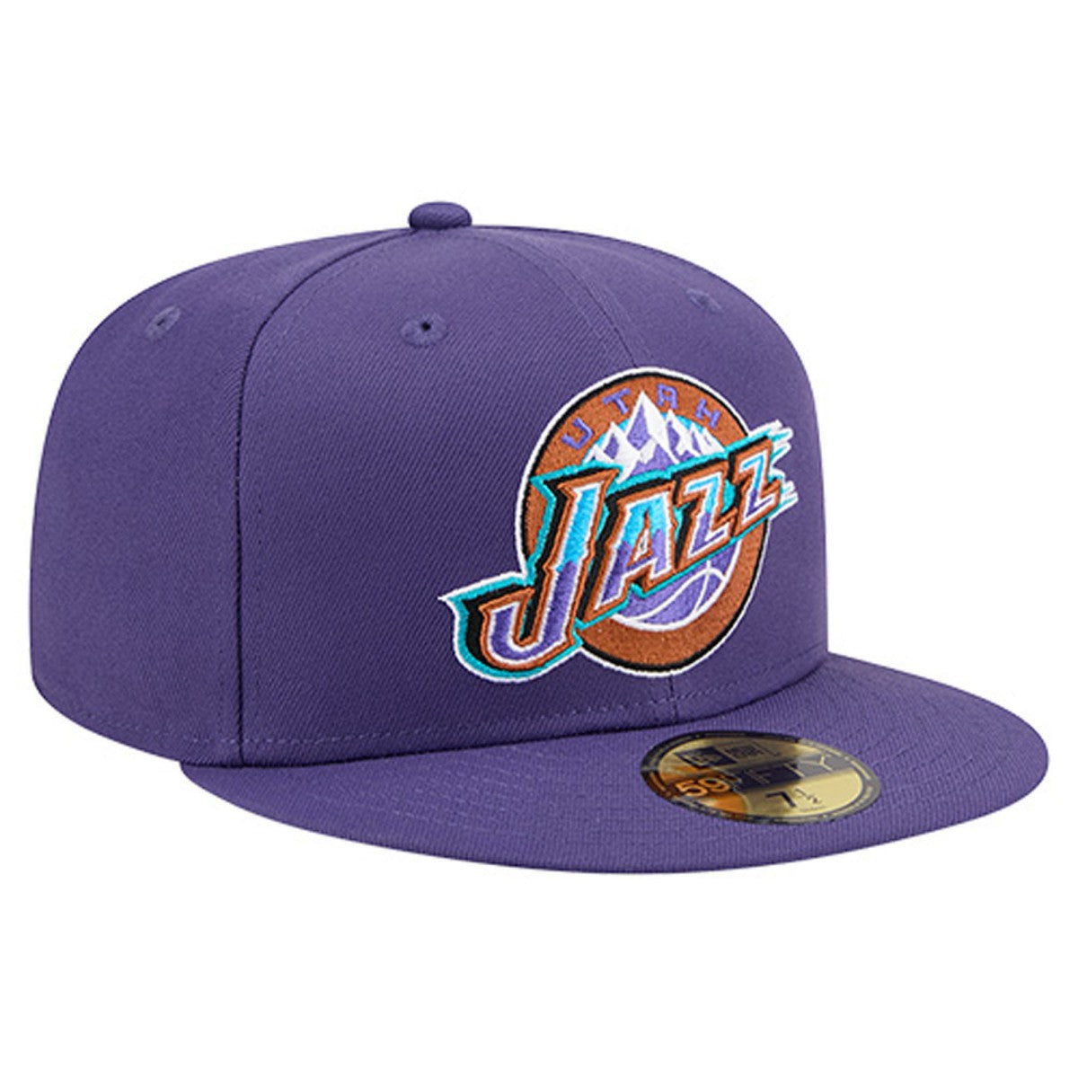 Purple Utah Jazz Core Logo 59FIFTY Fitted Hat | NBA
