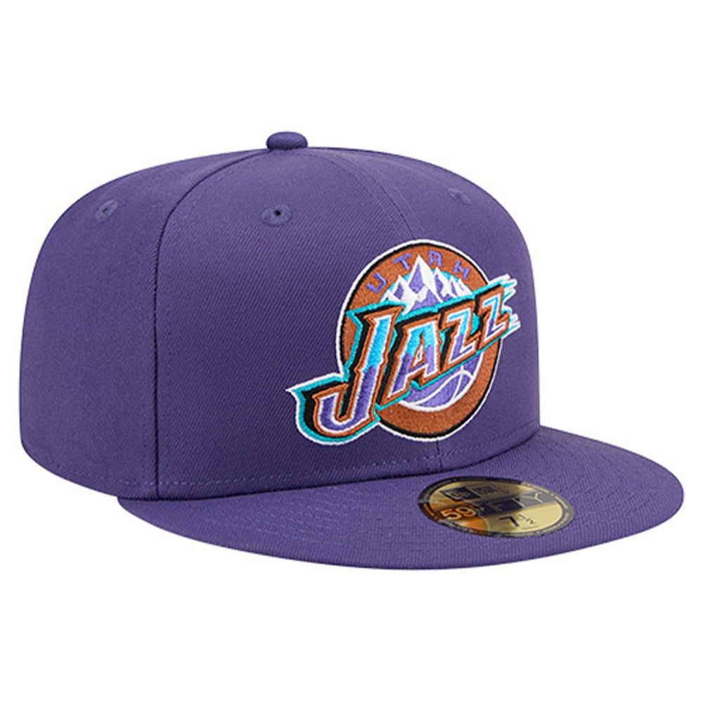 Purple Utah Jazz Core Logo 59FIFTY Fitted Hat | NBA