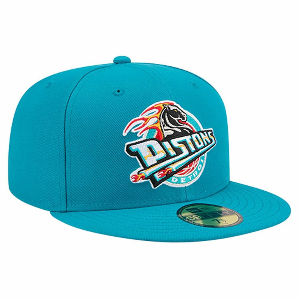 Teal Detroit Pistons Core Logo 59FIFTY Fitted Hat sale | NBA