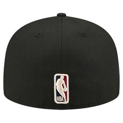 Black Miami Heat Core Logo 59FIFTY Fitted Hat | NBA