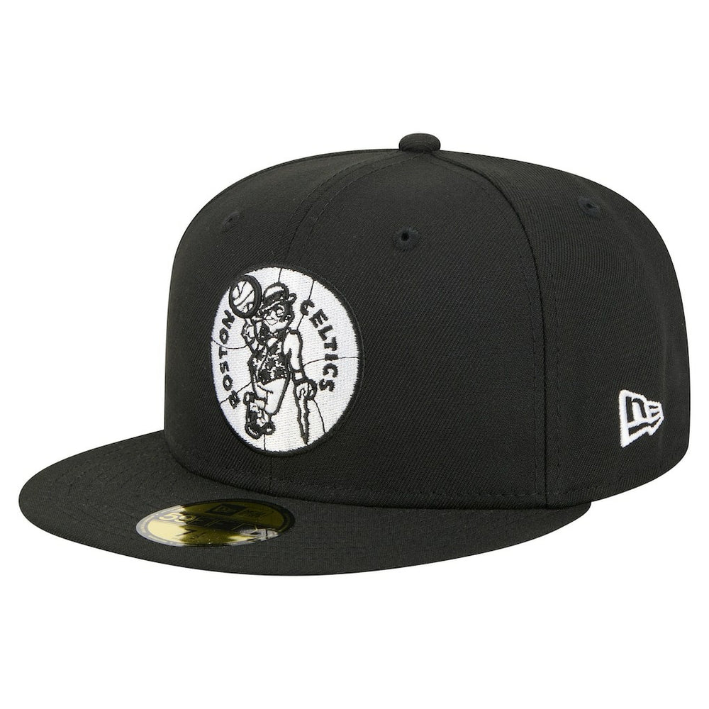 Black Boston Celtics 59FIFTY Fitted Hat | NBA