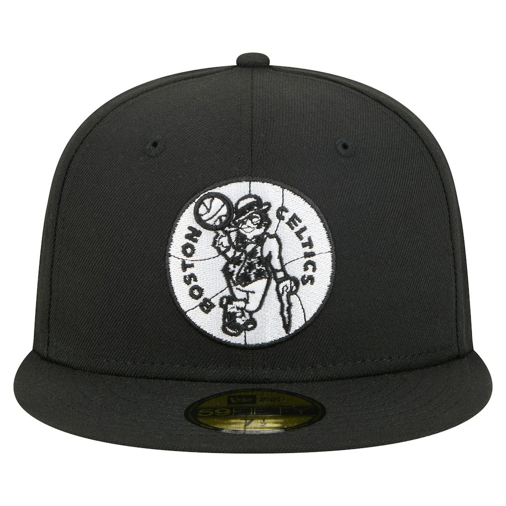 Black Boston Celtics 59FIFTY Fitted Hat | NBA