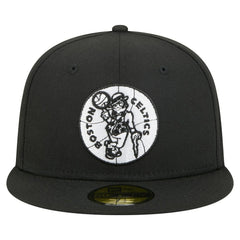 Black Boston Celtics 59FIFTY Fitted Hat | NBA