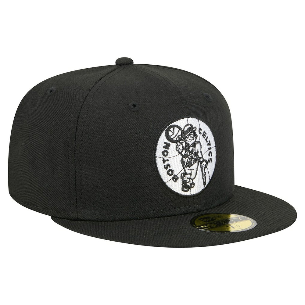 Black Boston Celtics 59FIFTY Fitted Hat | NBA