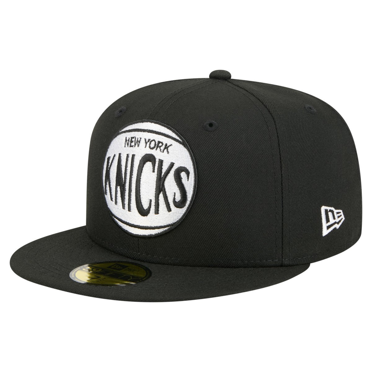 Black New York Knicks 59FIFTY Fitted Hat | NBA