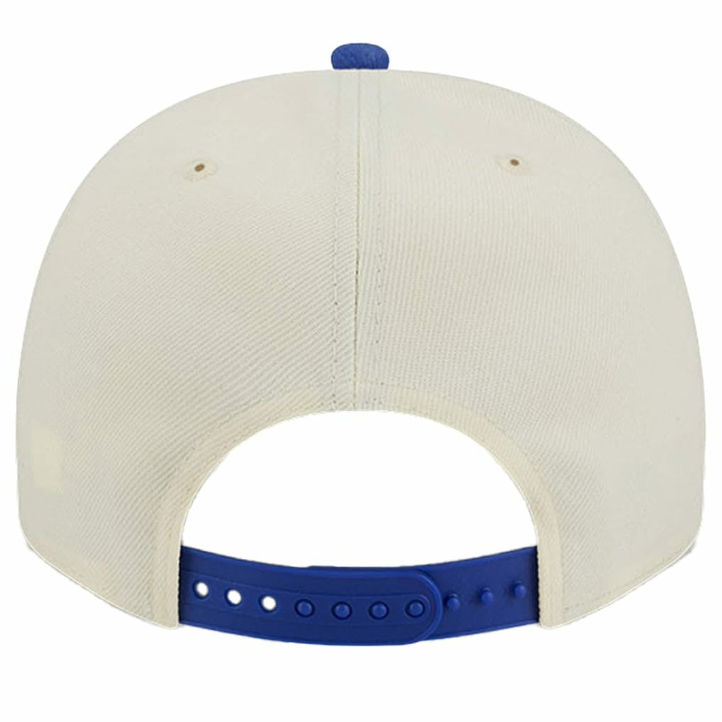 Cream Philadelphia 76ers Illustrated Mascot 2-Toned Pre-Curved A-Frame 9FIFTY Adjustable Hat | NBA