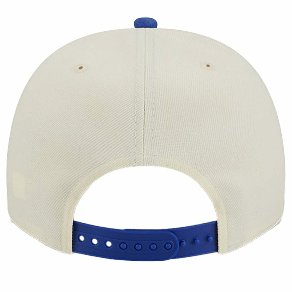 Cream Philadelphia 76ers Illustrated Mascot 2-Toned Pre-Curved A-Frame 9FIFTY Adjustable Hat | NBA