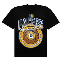 Black Indiana Pacers Authmade Basketball Mesh Premium T-Shirt | NBA