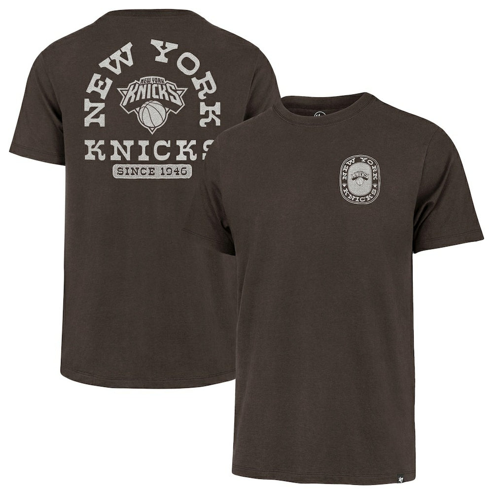 Brown New York Knicks '47 Back Canyon Franklin T-Shirt | NBA