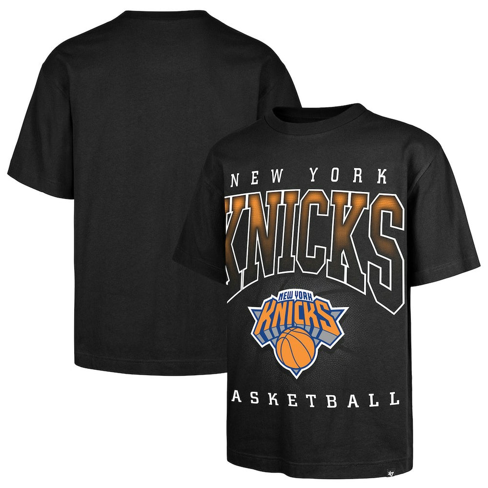 Black New York Knicks '47 Afterhours Foundation Premium Heavyweight T-Shirt | NBA
