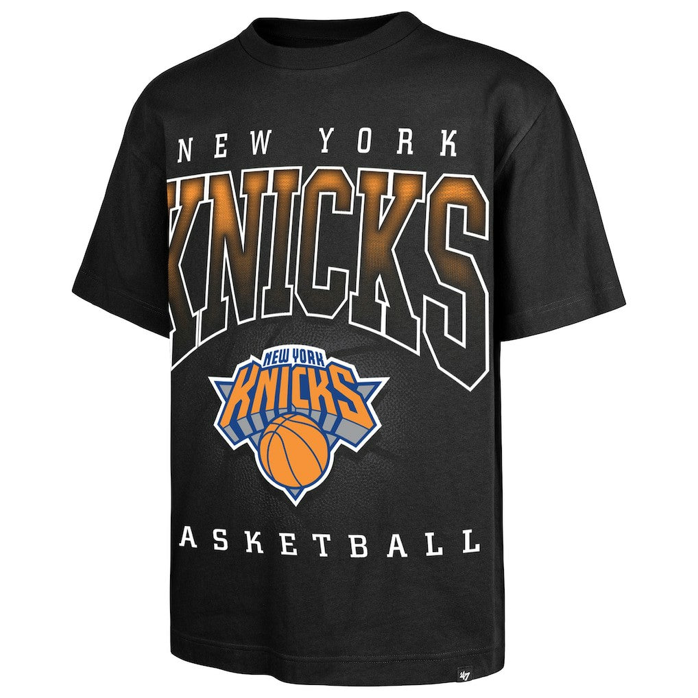 Black New York Knicks '47 Afterhours Foundation Premium Heavyweight T-Shirt | NBA