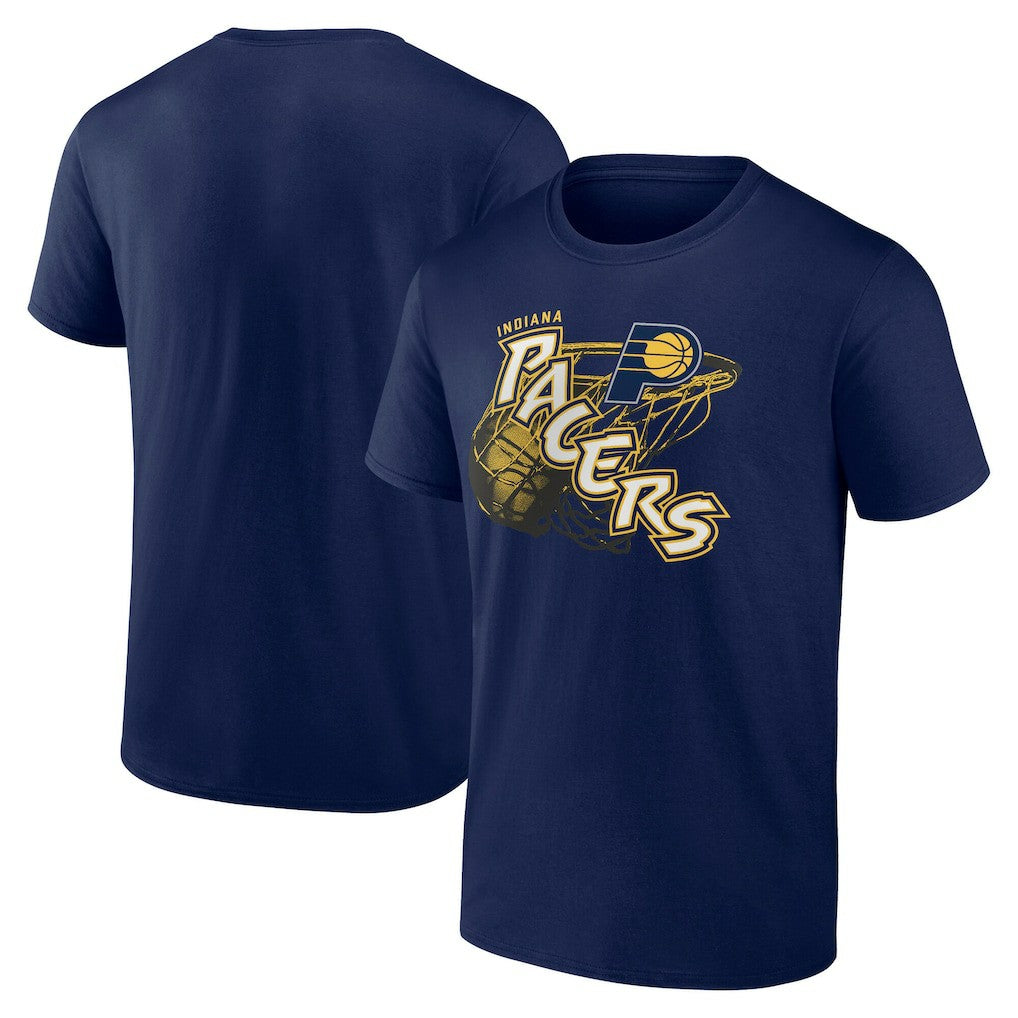 Navy Indiana Pacers Earnest Passion T-Shirt | NBA