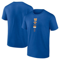 Blue New York Knicks Basket T-Shirt | NBA