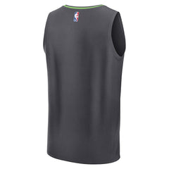 Anthracite Minnesota Timberwolves Fastbreak Custom Jersey | NBA