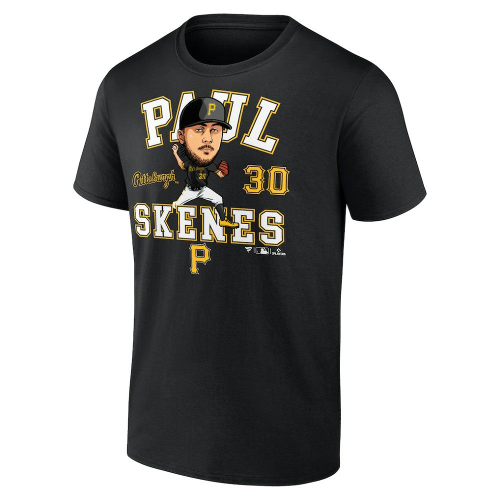 Paul Skenes Pittsburgh Pirates Fanatics Hometown Caricature T-Shirt - MLB T-shirts