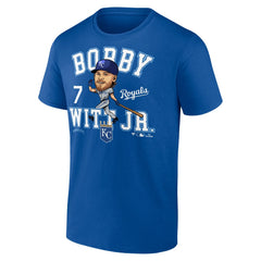 Bobby Witt Jr. Kansas City Royals Fanatics Hometown Caricature T-Shirt - MLB T-shirts