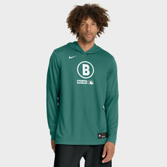 Boston Red Sox Nike City Connect Dri-FIT Long Sleeve Hooded T-Shirt - MLB T-shirts
