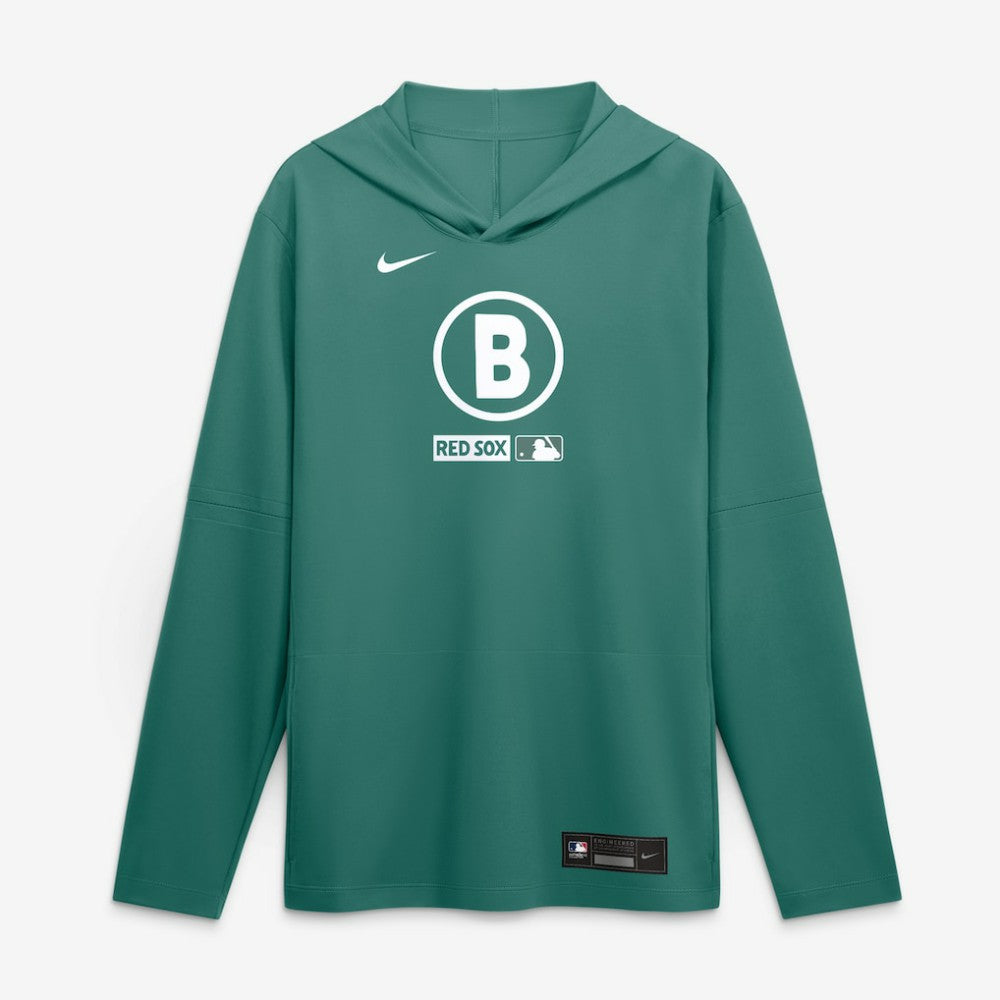 Boston Red Sox Nike City Connect Dri-FIT Long Sleeve Hooded T-Shirt - MLB T-shirts